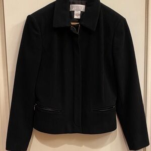 Petite Sophisticate Black Blazer